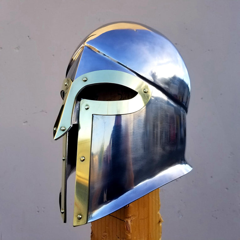 Helmet Gallery:  Corinthian with Brass Edging 1-5-22