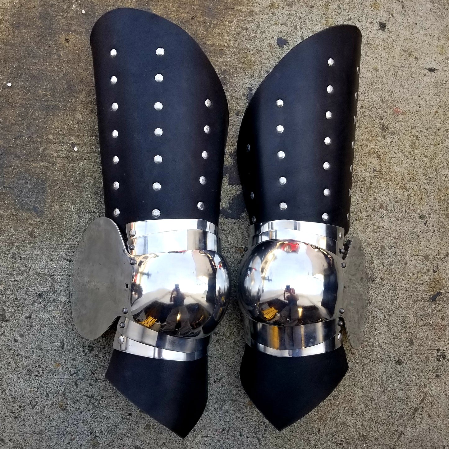 Aluminum Studded Legs .090 T6 Knees and internal Splints