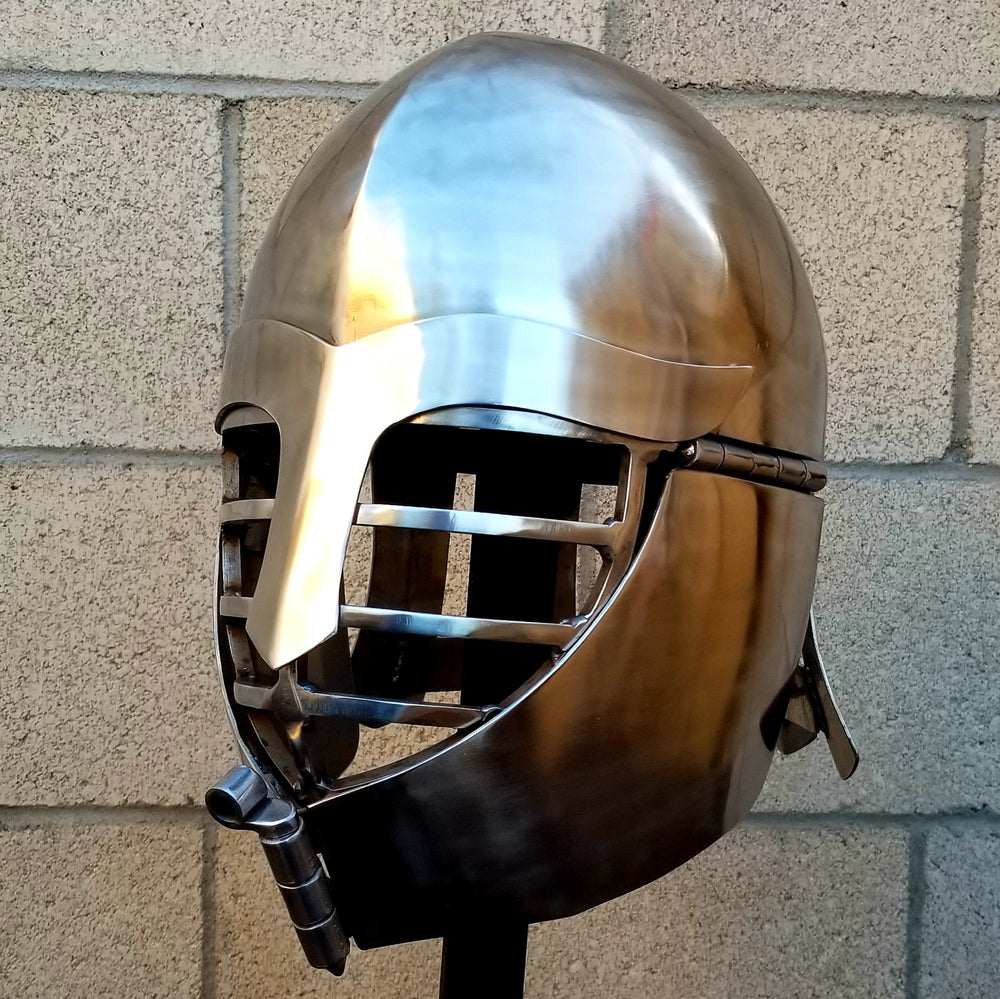 Helmet Gallery:  Viking with Slat back