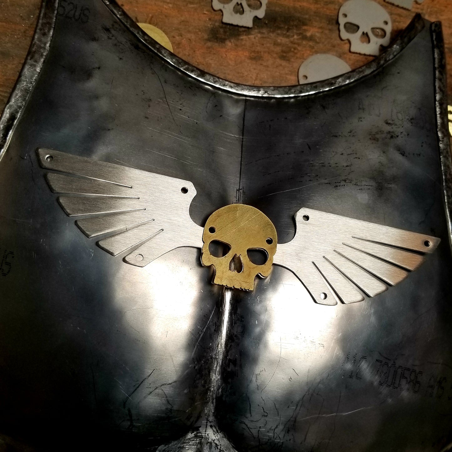 Reliquary: 10 Inch Wide Imperialis Symbol (Winged Skull)