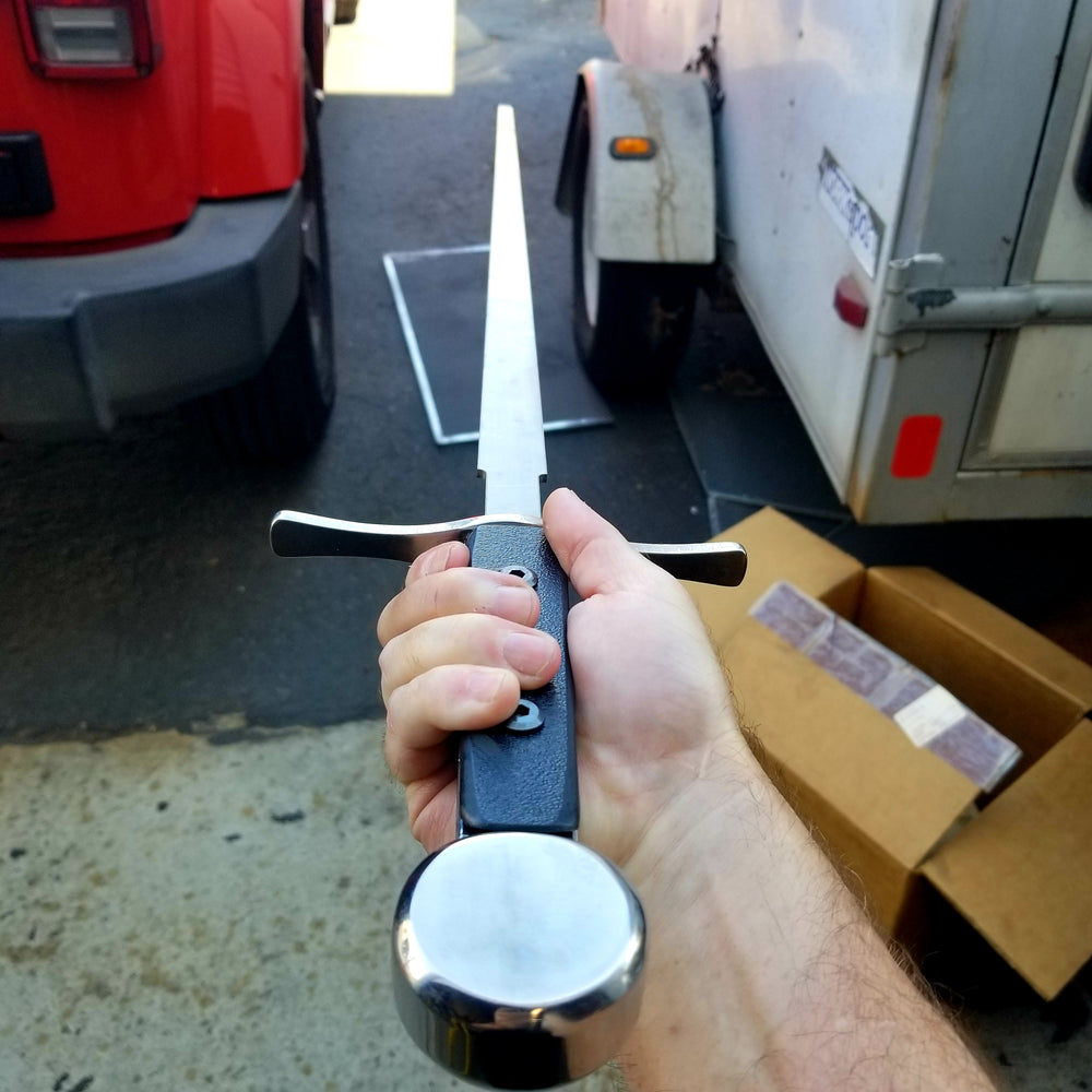 Arming Sword with 410 Spring Rapier Dueling blade (Not Sharp)