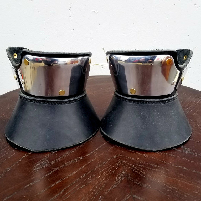 In Stock Large Aluminum Plated Demi Gauntlets (pair)