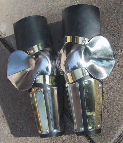 Armour Gallery: Custome Brass and Stainless Plated Arms